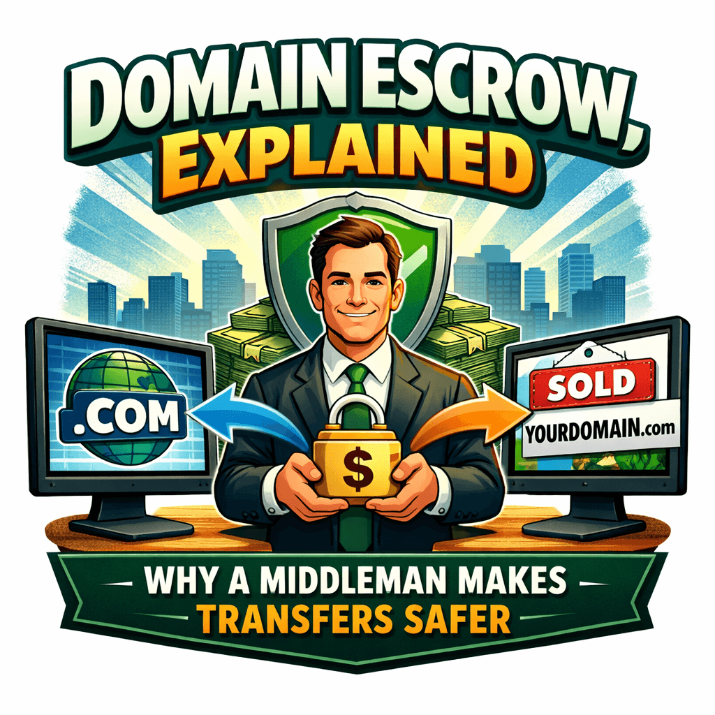 Domain escrow, explained: why a middleman makes transfers safer