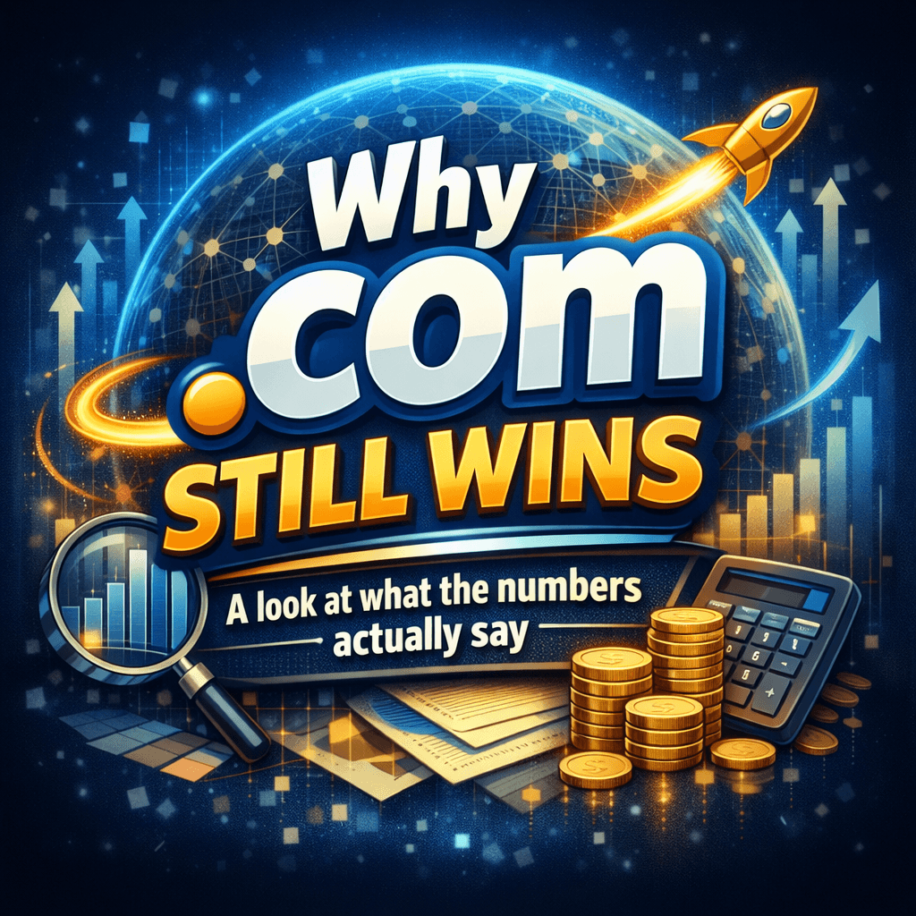 Why .com still wins — a look at what the numbers actually say