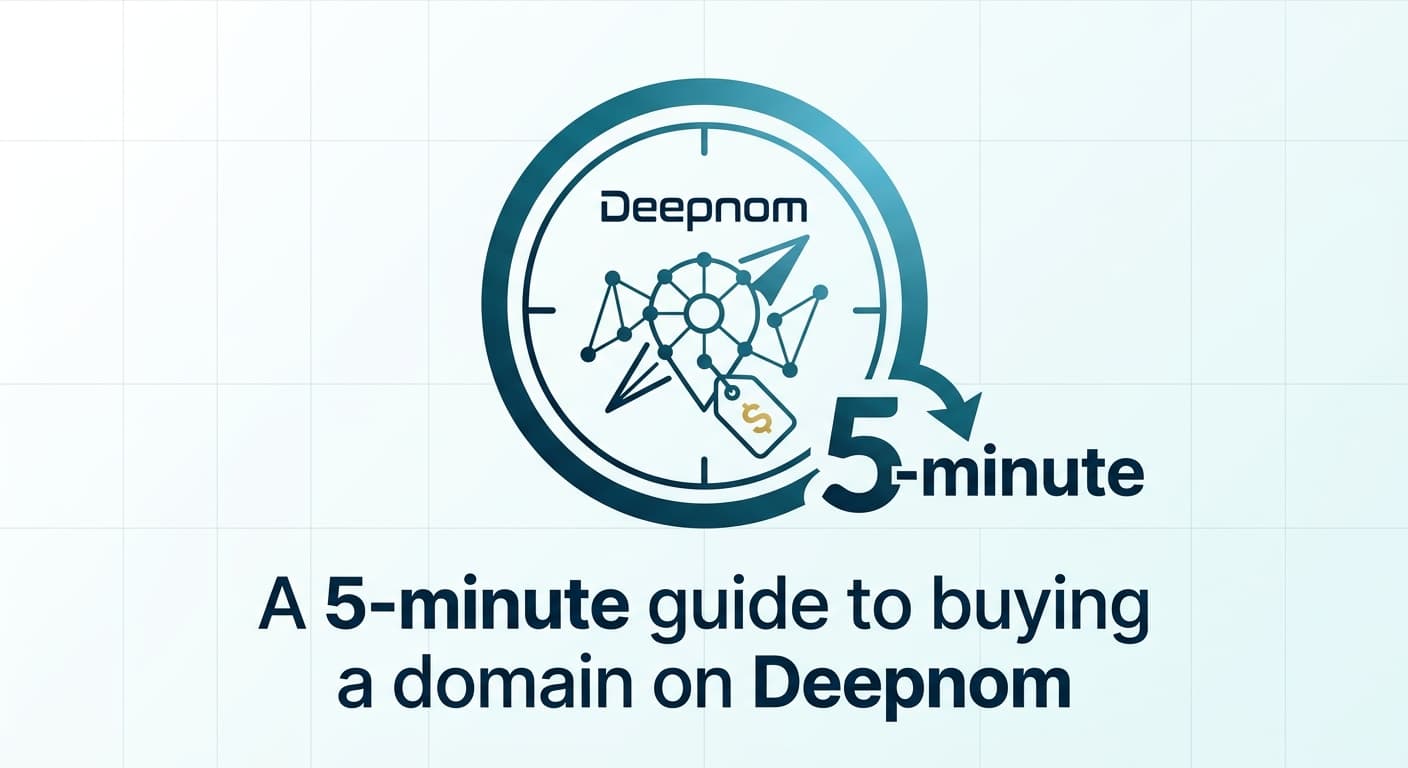 A 5-minute guide to buying a domain on Deepnom